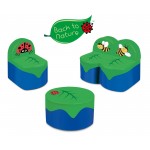 Fotoliu copii Gargarita LadyBug moale cu  Soft Touch - Inapoi la Naura - Back To Nature 